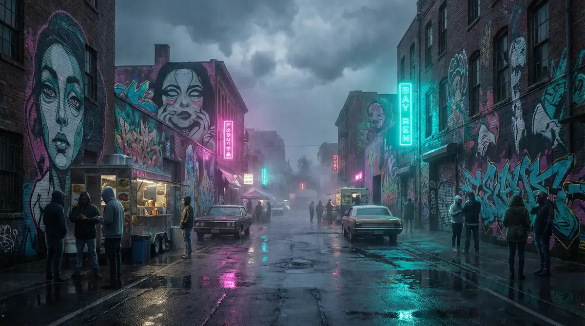bbox撕裂bass后门 - 雨夜壁画街